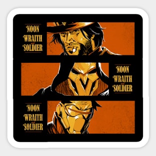 The Noon, the Wraith and the Soldier Sticker